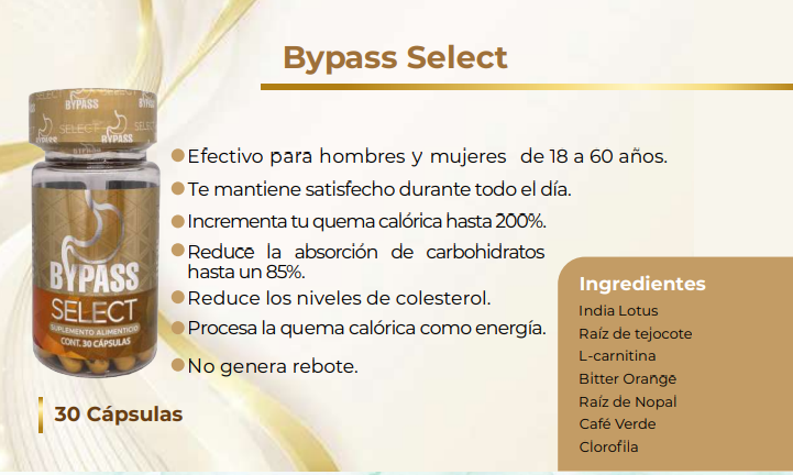 ByPass Select 30 Cápsulas