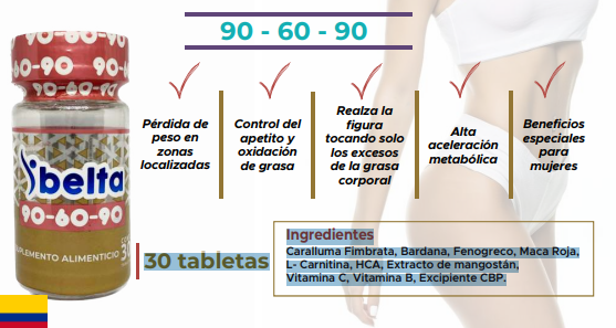 Sbelta 90-60-90 con 30 Cápsulas