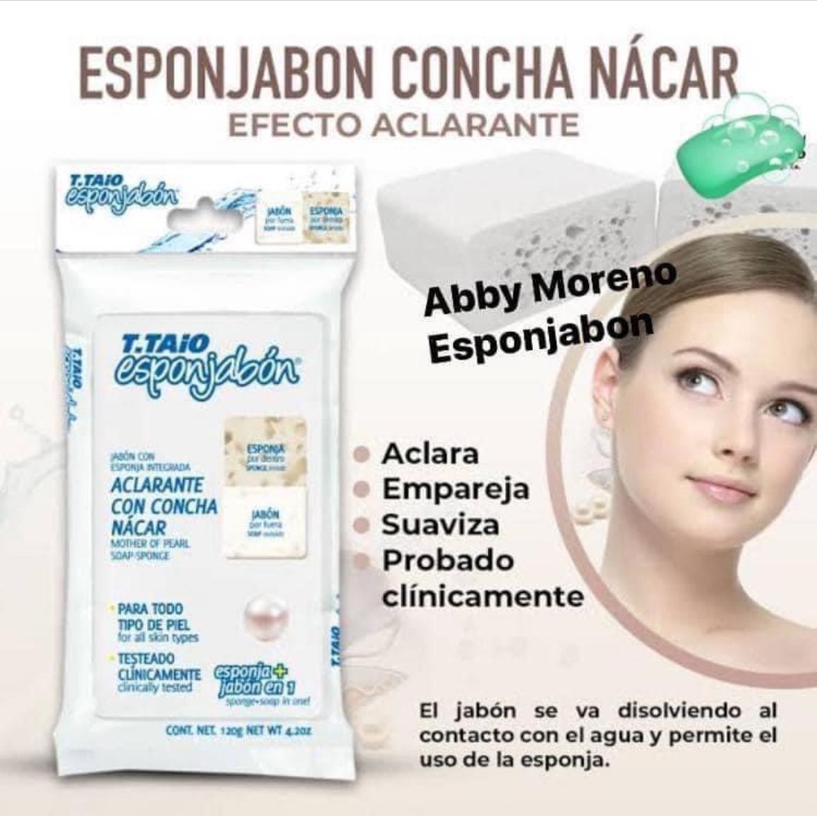 Jabón T. Taio Esponjabón Concha Nácar