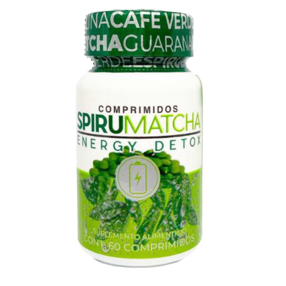 Spirumatcha Energy Detox con 60 Comprimidos