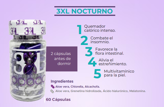 3XL Nocturno 60 Cápsulas