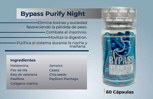 Bypass Purify Night 60 Cápsulas